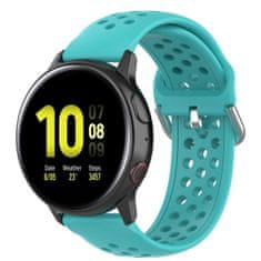 BStrap Silicone Dots remienok na Xiaomi Watch S1 Active, teal