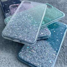 WOZINSKY Wozinsky Star Glitter silikónové puzdro pre Apple iPhone XR - Transparentná KP8670