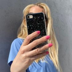 WOZINSKY Wozinsky Star Glitter silikónové puzdro pre Apple iPhone XR - Transparentná KP8670