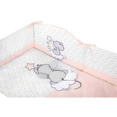 BELISIMA 6-dielne posteľné obliečky Cute Mouse 100/135 ružové