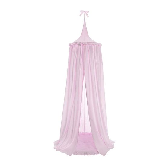 BELISIMA Závesný stropný luxusný baldachýn-nebesá + podložka ružová