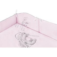BELISIMA 5-dielne posteľné obliečky ANDRE 100/135 ružové