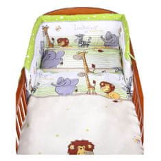 NEW BABY 2-dielna posteľná bielizeň 90/120 cm zelená safari