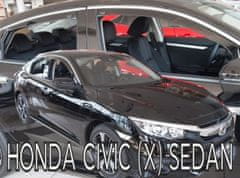 HEKO Deflektory okien Honda Civic 2017- (4 diely, sedan)