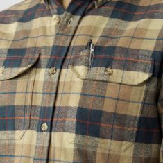 Fjällräven Singi Heavy Flannel Shirt, super grey-stone grey, s