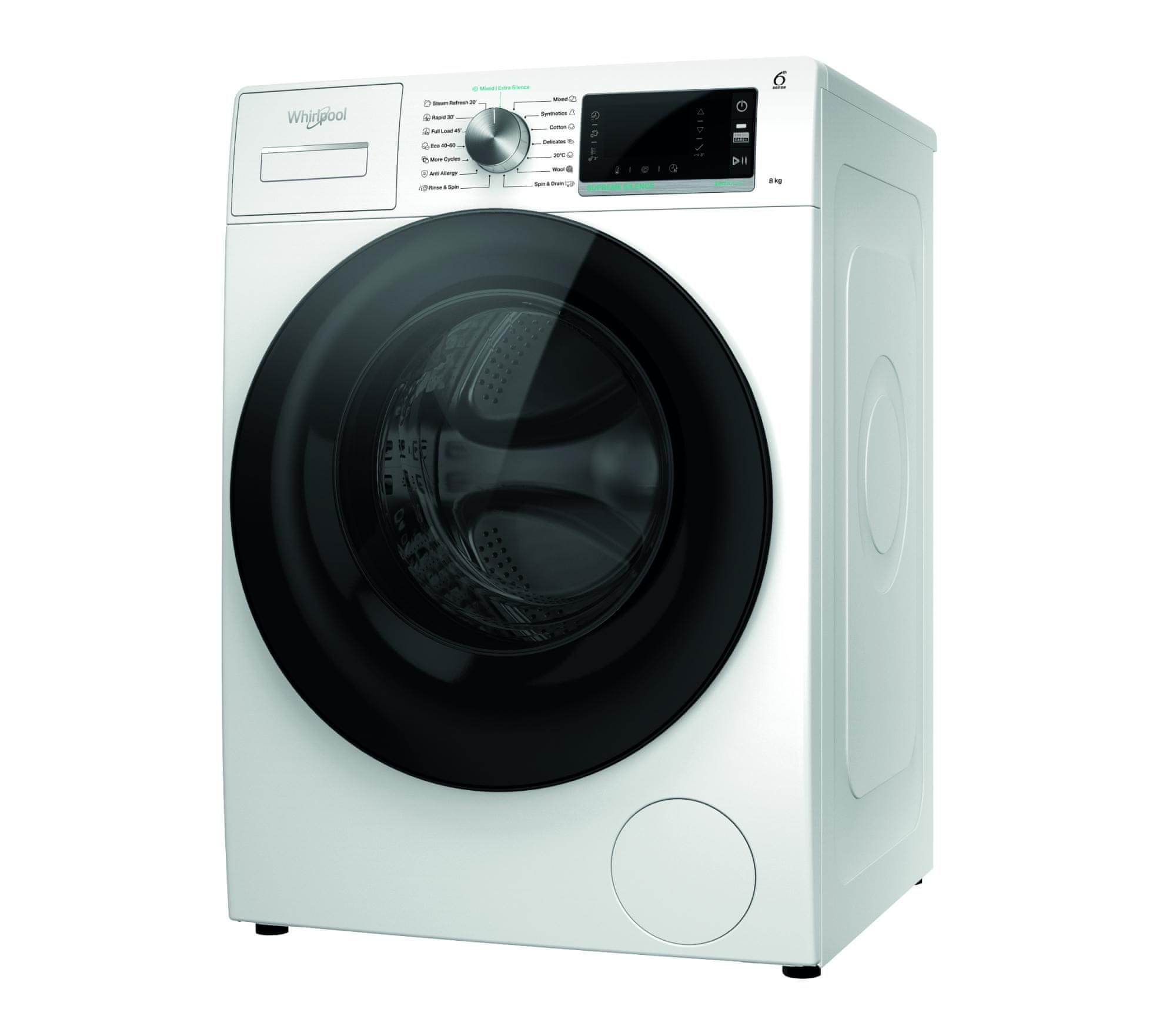 Spredu plnená práčka Whirlpool W6X W845WB EE