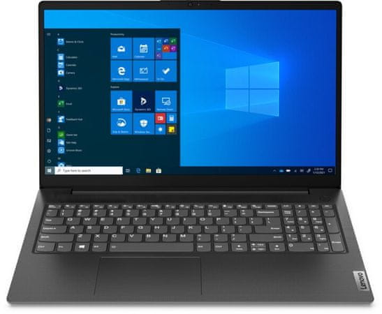  Notebook Lenovo V15 G2 ITL (82KB0002CK) výkonný ľahký prenosný Wi-Fi ac bluetooth HDMI 15,6 palců TN Full HD displej s veľmi vysokým rozlíšením excelentný zvuk audio výkonný procesor Intel UHD Graphics