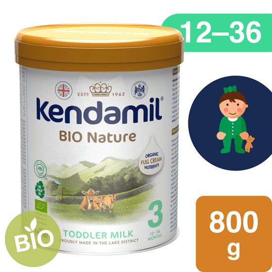 Kendamil BIO Nature batoľacie mlieko 3 (800 g) DHA+