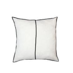 CASAMANCE Dekoračný vankúš LINEN 45 x 45 cm, blanc patale