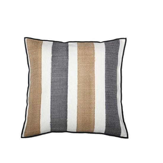 CASAMANCE Dekoračný vankúš 45 x 45 cm ATLANTIC CARBONE / MORDORE