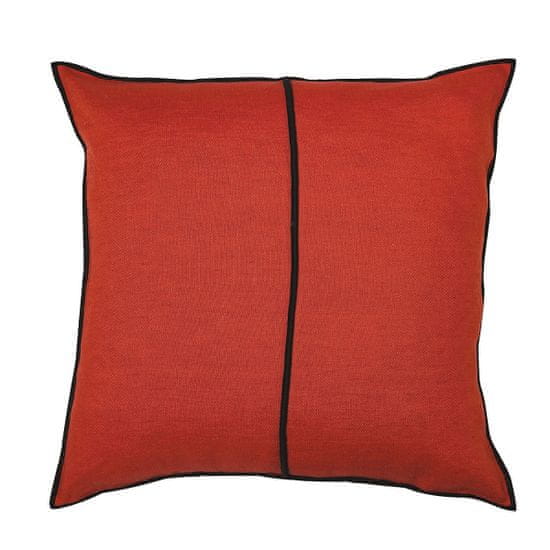 CASAMANCE Dekoračný vankúš LINEN 65 x 65 cm, orange sanguine