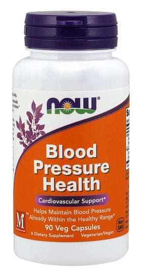 NOW Foods Blood Pressure Health (zdravý krvný tlak), 90 rastlinných kapsúl