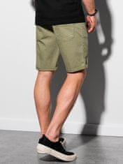 OMBRE Pánske casual šortky Finn khaki M