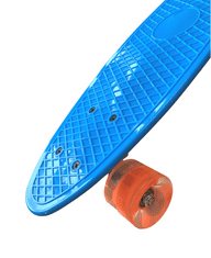 Pennyboard s LED kolieskami, 56 cm LIGHT BLUE/ORANGE S-162