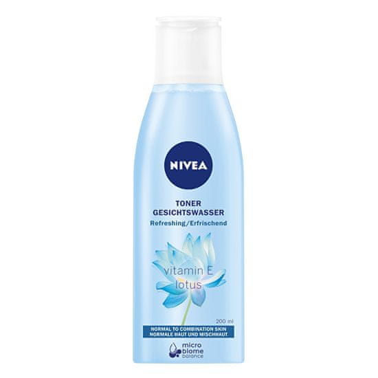 Nivea Osviežujúca čistiaca pleťová voda pre normálnu až zmiešanú pleť (Refreshing Toner) 200 ml