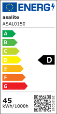 Asalite ASAL0237 LED panel 120x30 45 W 5400 lm biely rám Farba svetla (K): 6500