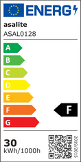 Asalite ASAL0128 LED reflektor 30 W čierny Farba svetla (K): 6500