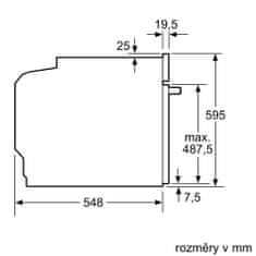 Bosch vstavaná rúra HRA534ES0