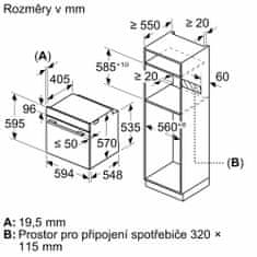 Bosch vstavaná rúra HRA534ES0