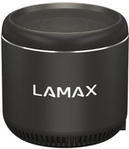 bezdrôtový reproduktor lamax sphere 2 mini 5 w výkon bluetooth 5.3 dosah 10 m skvelý zvuk true wireless stereo funkcie párovanie s ďalším reproduktorom pre navýšenie výkonu malé rozmery