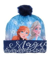 Sun City Kulich Frozen Ľadové kráľovstvo / čiapka Frozen Ľadové kráľovstvo Anna a Elsa Barva: SVĚTLE MODRÁ, Velikost: 52