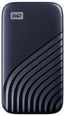 Western Digital My Passport - 1TB (WDBAGF0010BBL-WESN), modrá