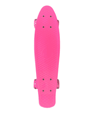 Pennyboard s LED kolieskami, 56 cm PINK S-151