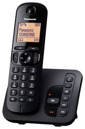 PANASONIC KX-TGC220FXB telefón bezdrôtový na pevnú linku