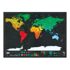 Stieracia mapa sveta DELUXE