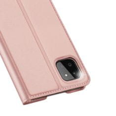Dux Ducis Skin Pro knižkové kožené puzdro na Samsung Galaxy A22 5G, ružové
