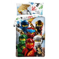 Halantex Bavlnená Posteľná Bielizeň, Lego Ninjago, Mesto, 140 X 200 Cm