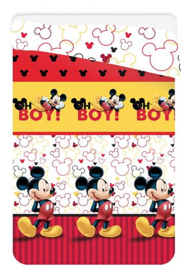 Jerry Fabrics Letná prešívaná deka Mickey 180/260 cm