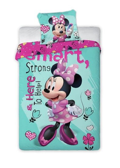 FARO Textil Obliečky Minnie Smart 140/200, 70/90