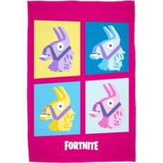 Fortnite Fleece deka Lama pink 100/150