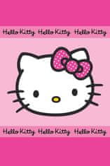 Detexpol Detská Osuška Hello Kitty Bavlna, Froté, 60/40 Cm