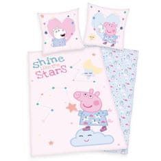 Zapardrobnych.sk Posteľná Bielizeň Peppa Pig Stars 140/200, 70/90