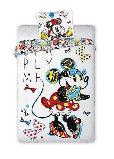 FARO Textil Obliečky Minnie retro Bavlna, 140/200, 70/90 cm