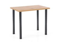 Halmar Jedálenský stôl Modex 2 90 - dub wotan / čierna