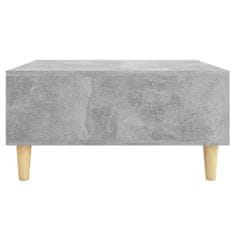 Petromila vidaXL Konferenčný stolík, betónovo sivý 60x60x30 cm, kompozitné drevo