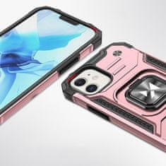 MG Ring Armor plastový kryt na iPhone 12 mini, ružový