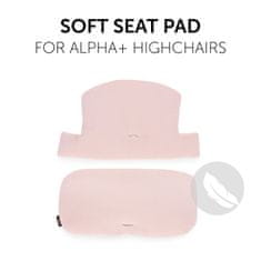 Hauck Highchair Pad Select Muslin Mineral Rose - rozbalené