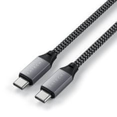 Satechi USB-C to USB-C Short Cable 25cm ST-TCC10M, sivá