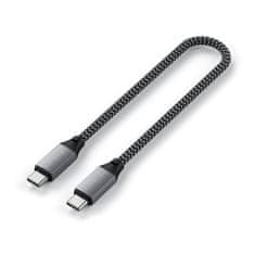 Satechi USB-C to USB-C Short Cable 25cm ST-TCC10M, sivá