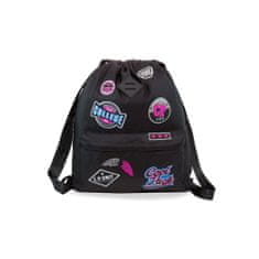 CoolPack Voľnočasový batoh Urban Girls badges black