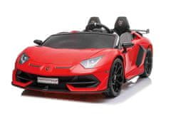 Beneo Elektrické autíčko Lamborghini Aventador 12V Dvojmiestne, 2,4 GHz DO, USB, mäkké EVA kolesá