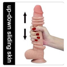 Lovetoy LoveToy Sliding-Skin Dual Layer Cock 9" (23 cm)