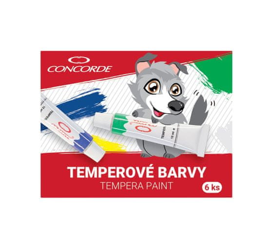 Concorde Temperové farby 6 ks