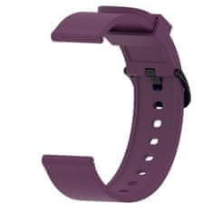 BStrap Silicone V4 remienok na Huawei Watch GT 42mm, dark purple