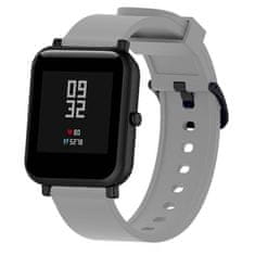 BStrap Silicone V4 remienok na Xiaomi Amazfit Bip, gray