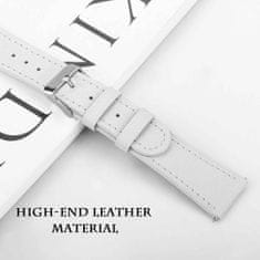 BStrap Leather Italy remienok na Garmin Vivoactive 3, white